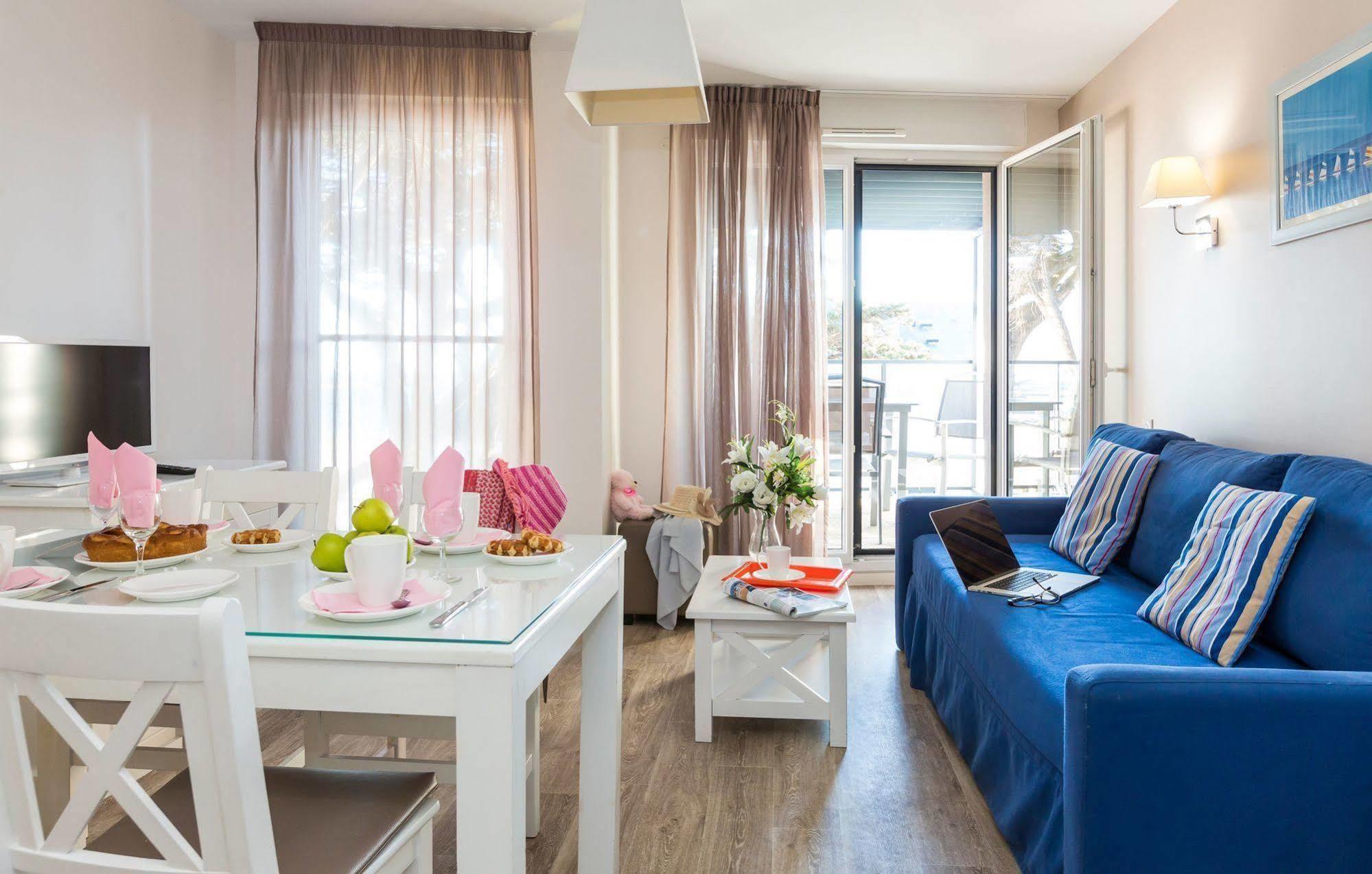 Residence Prestige Odalys De La Plage Pornichet Eksteriør bilde